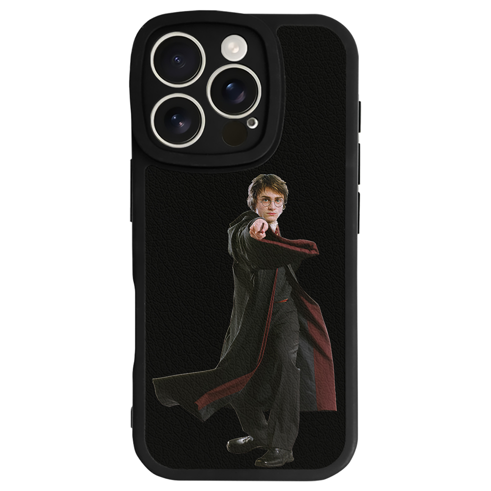 （画像用） Harry Potter ハリー・ポッターシリーズ 【iPhone 16シリーズ対応】シリコンスマホケース（レザー調） 材質：シリコン